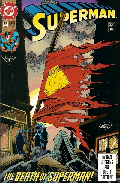 Superman #75 [Direct]-Very Fine