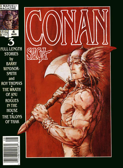 Conan Saga #4 [Newsstand]-Fine