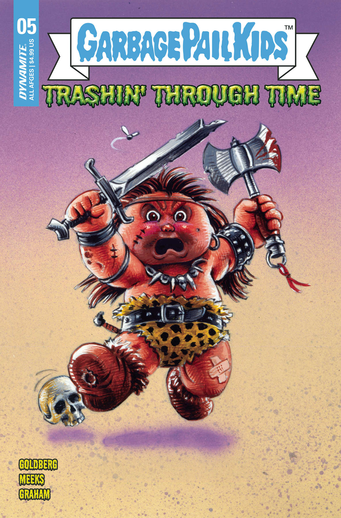 Garbage Pail Kids Through Time #5 Cover D Classic Trading Card Image