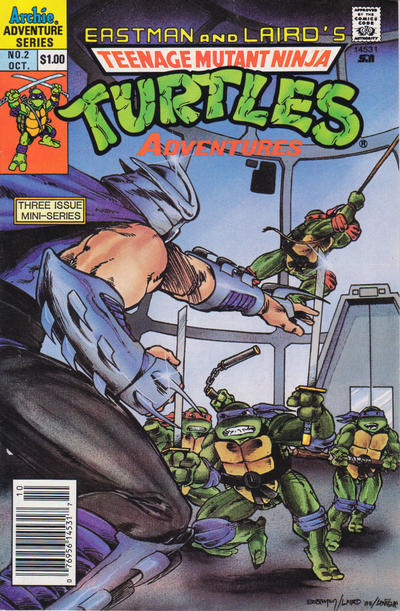 Teenage Mutant Ninja Turtles Adventures #2 [Newsstand] - Fn/Vf 7.0