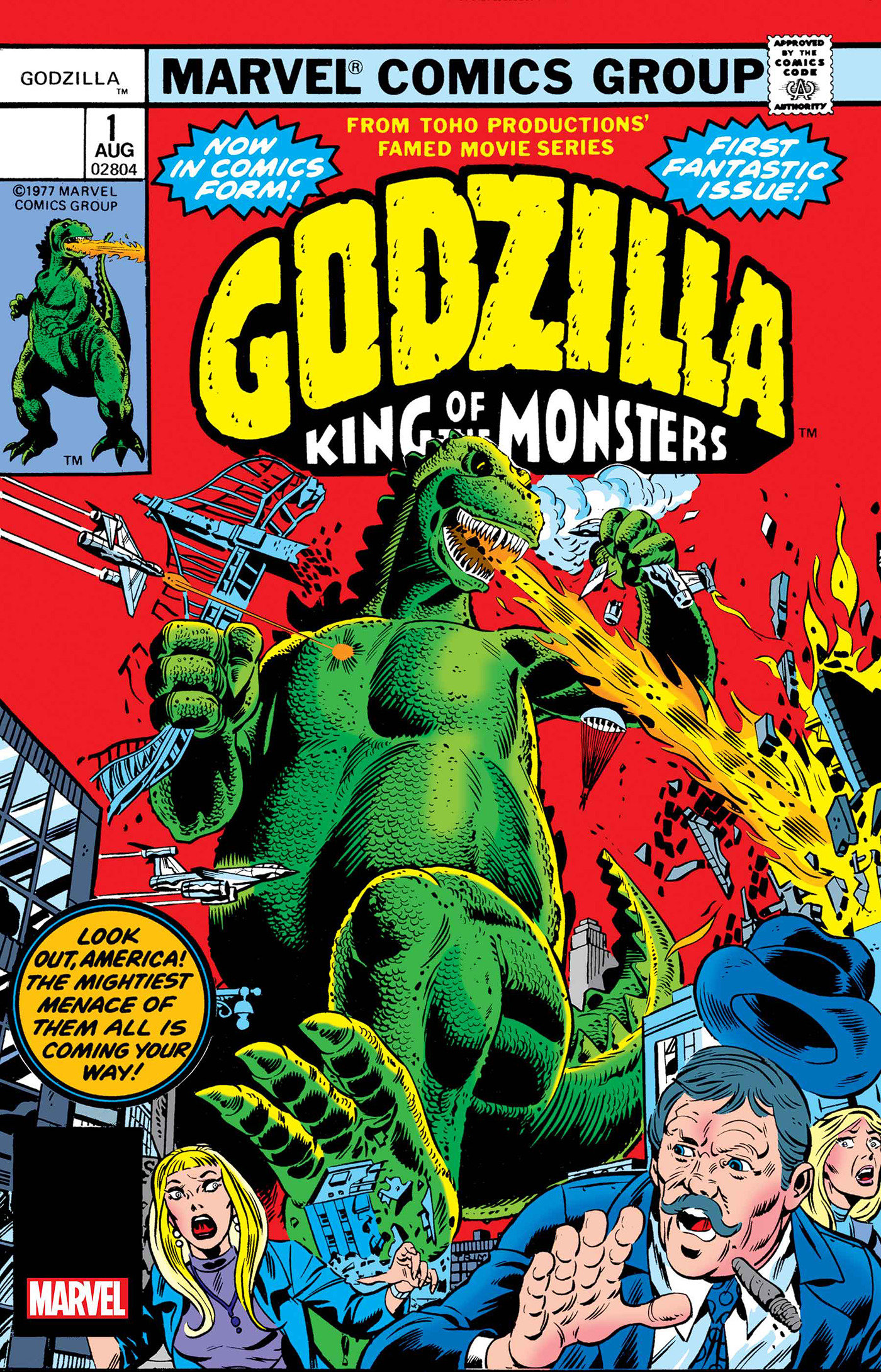 Godzilla #1 Facsimile Edition Foil Variant