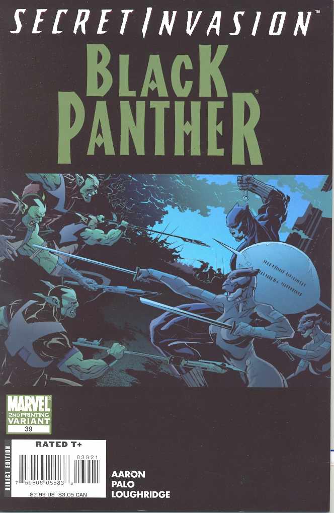 Black Panther #39 2nd Printing Palo Variant