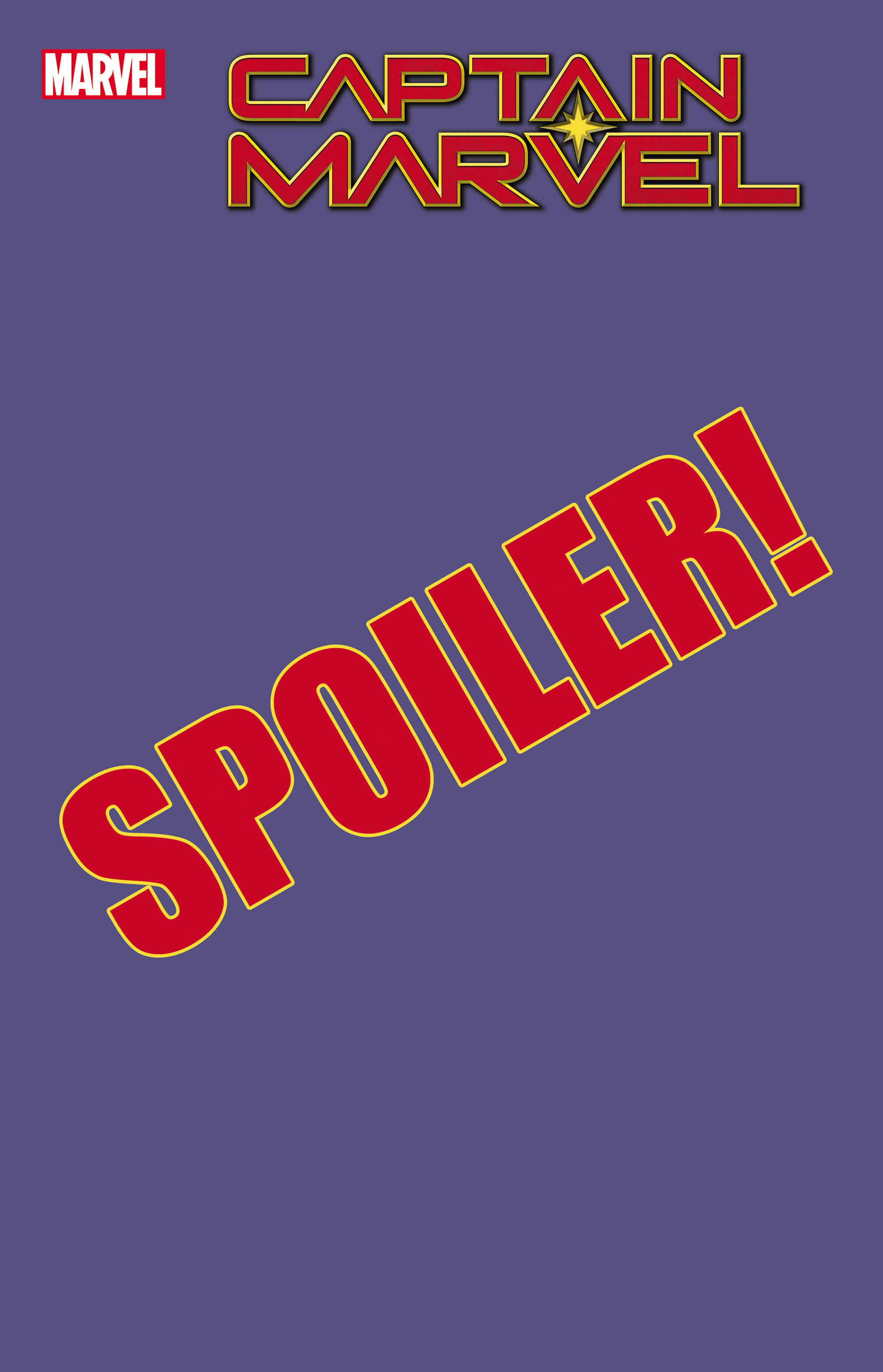 Captain Marvel #36 Zircher Spoiler Variant (2019)