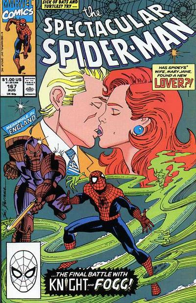 The Spectacular Spider-Man #167 [Direct]-Very Fine/Excellent -7.5