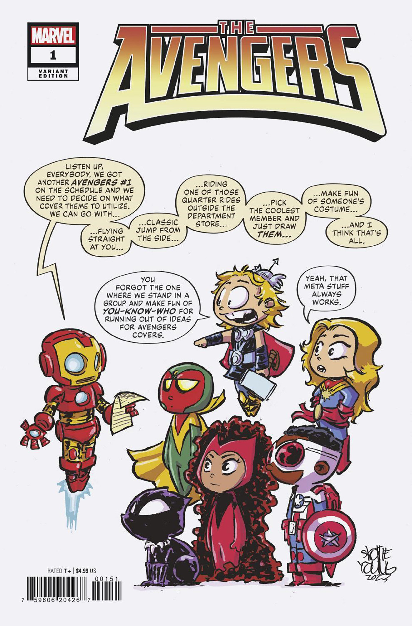 Avengers #1 Skottie Young Variant