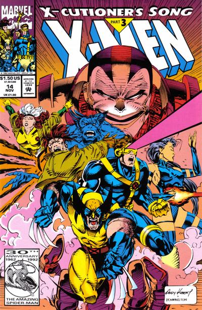 X-Men #14 [Direct][Bagged](1991)-Near Mint (9.2 - 9.8)