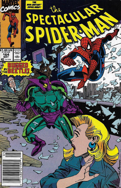 The Spectacular Spider-Man #164 [Newsstand]-Very Good (3.5 – 5)