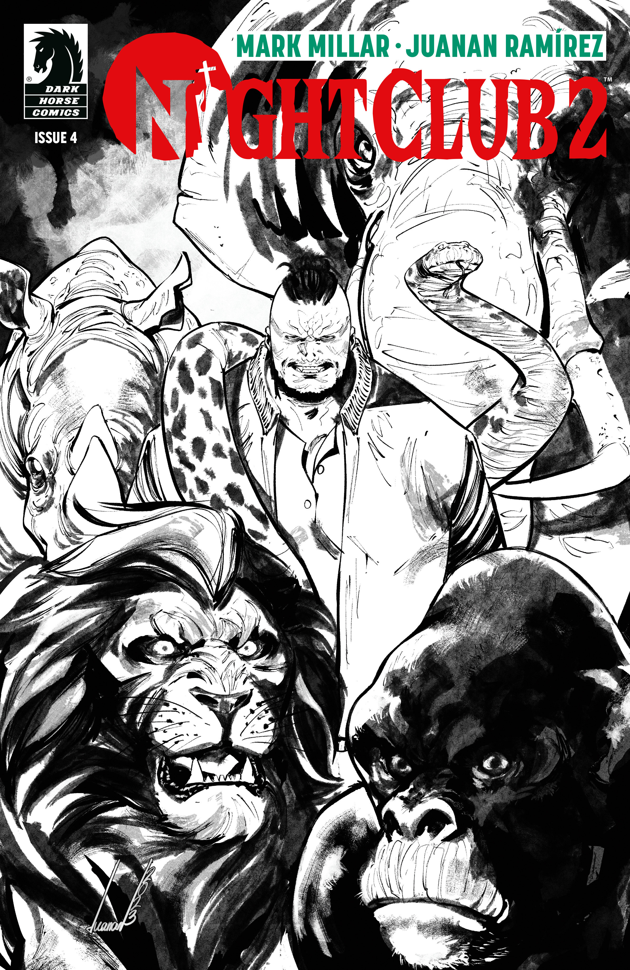 Night Club II #4 Cover B (B&W) (Juanan Ramírez)