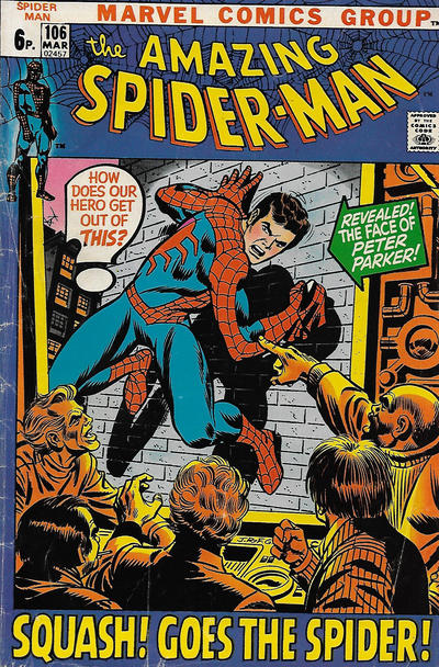 The Amazing Spider-Man #106 [British] - Vf/Nm 9.0