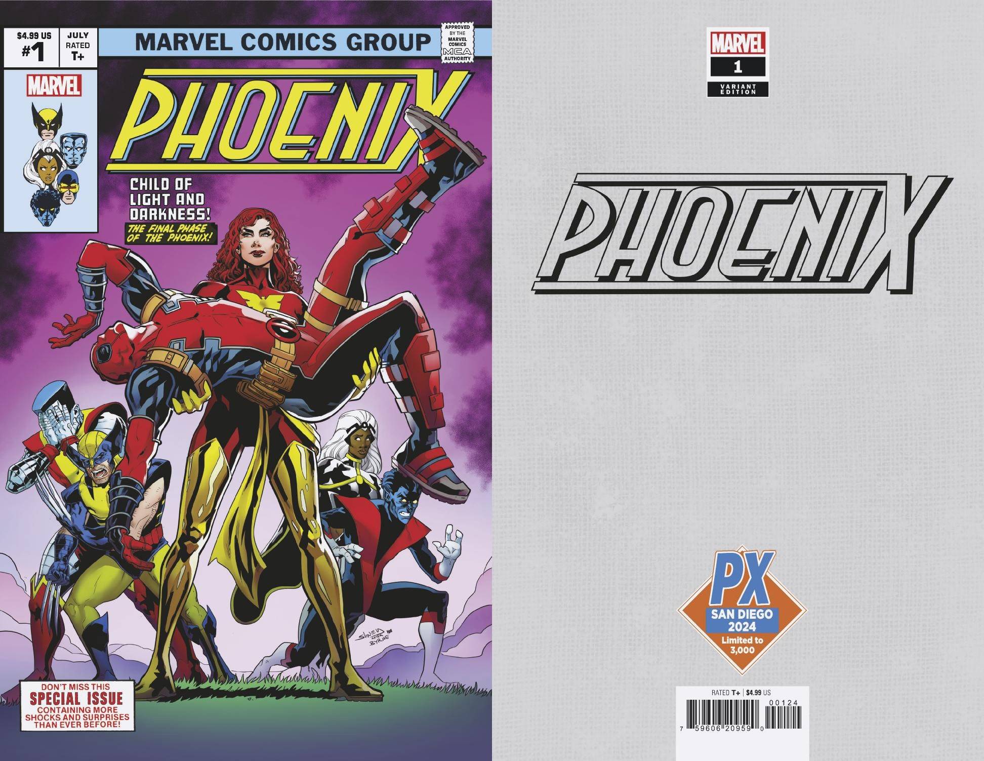 Phoenix #1 San Diego ComicCon 2024 Will Sliney Px Variant Edition