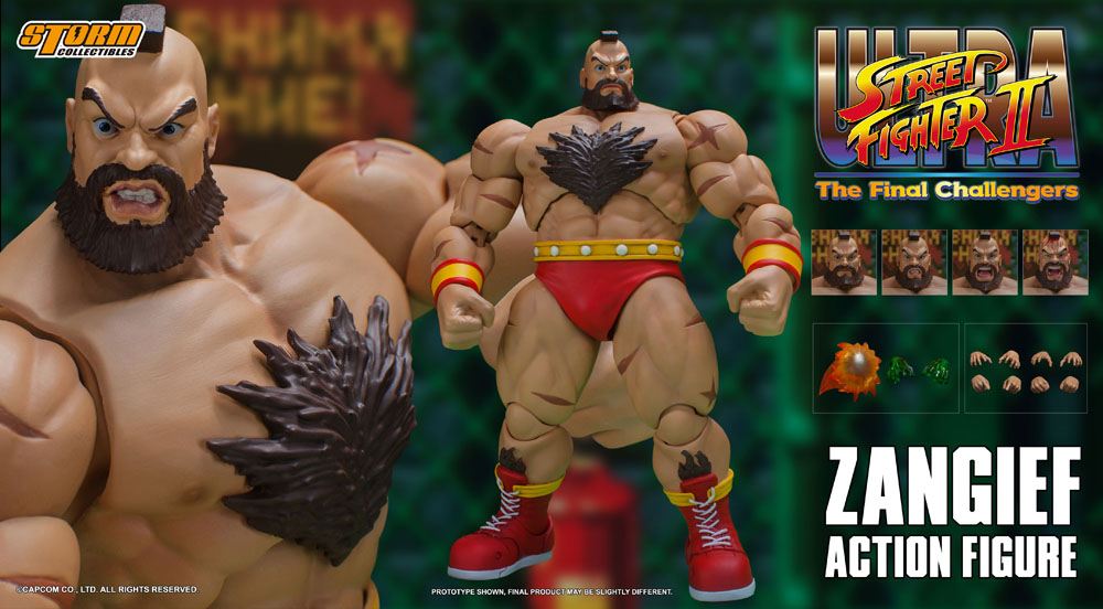 Storm Collectibles Ultra Street Fighter Ii: The Final Challengers Zangief 1/12 Actio