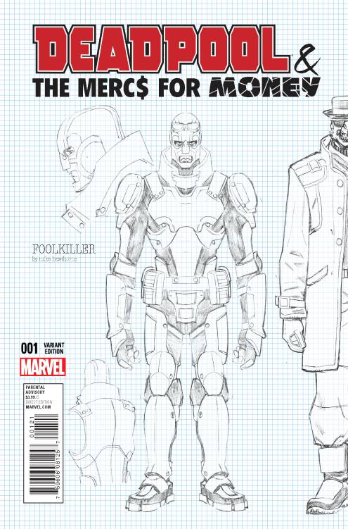 Deadpool & The Mercs for Money #1 (Hawthorne Design Variant) (2016)