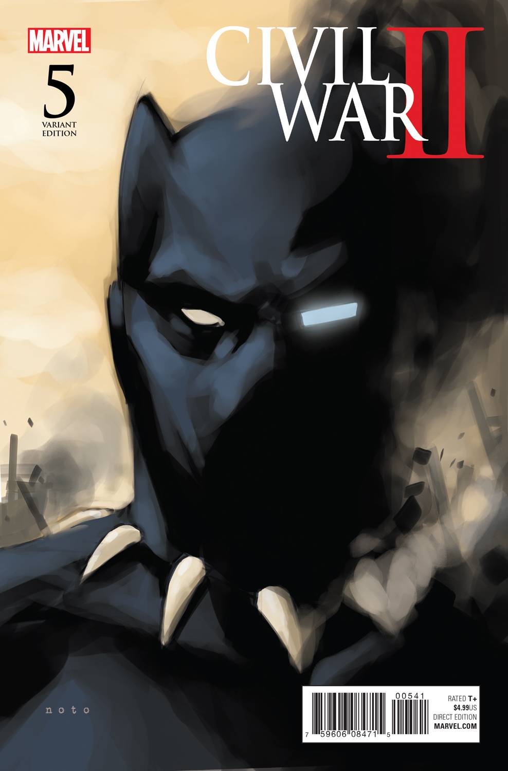 Civil War II #5 Noto Black Panther Variant 2016