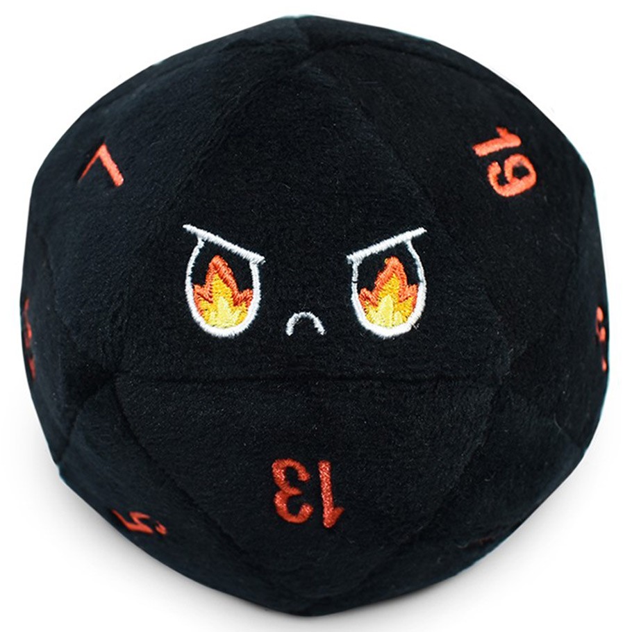 Non-Reversible D20 Plush: Rage Bk	