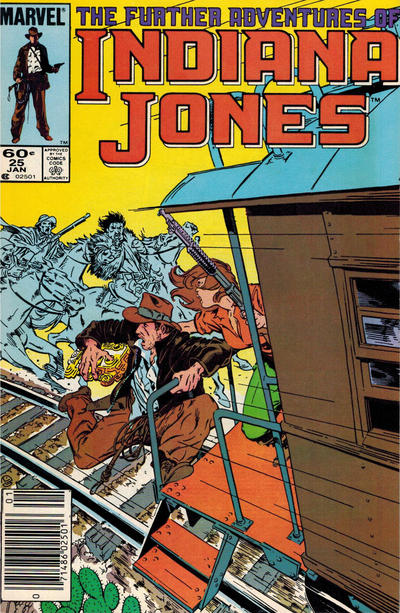 The Further Adventures of Indiana Jones #25 [Newsstand]-Fine (5.5 – 7)