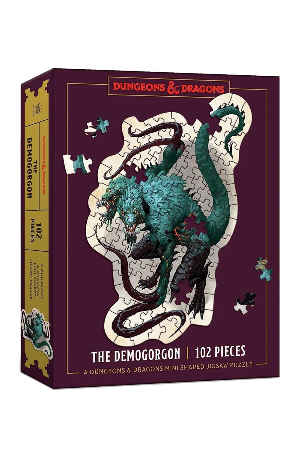Dungeons & Dragons: Mini Shaped Jigsaw Puzzle: The Demogorgon Edition