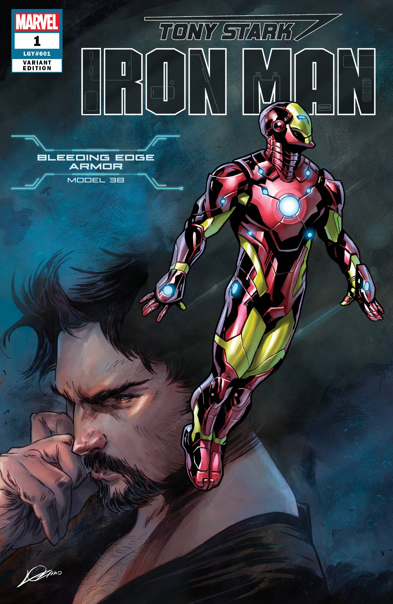 Tony Stark Iron Man #1 Fraction Salva Armor Variant Alexander Lozano, Valerio Schiti (2018)
