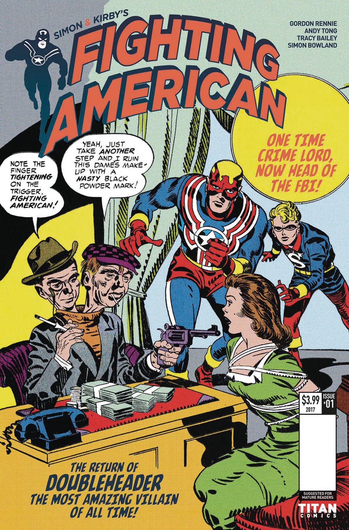 Fighting American Ties That Bind #2 Cover B Kirby (Mature) (Of 4)