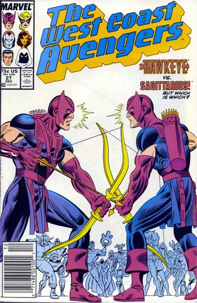 West Coast Avengers #27 [Newsstand]-Very Good (3.5 – 5)