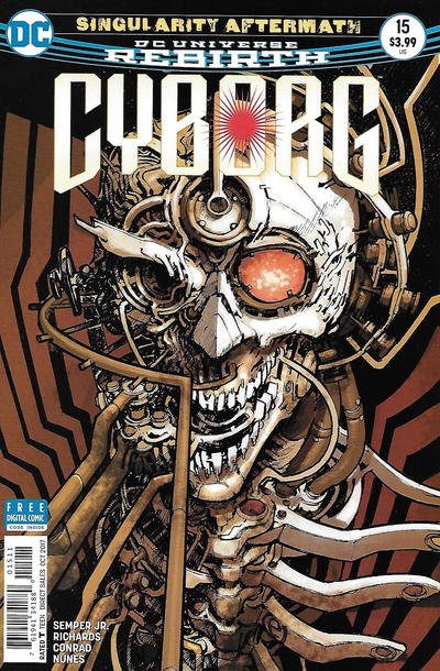 Cyborg #15 [Eric Canete Cover]-Near Mint (9.2 - 9.8)