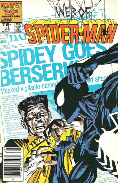 Web of Spider-Man #13 [Newsstand]-Very Good (3.5 – 5)