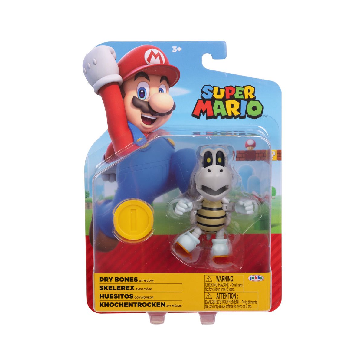 Super Mario 4in Dry Bones Figure