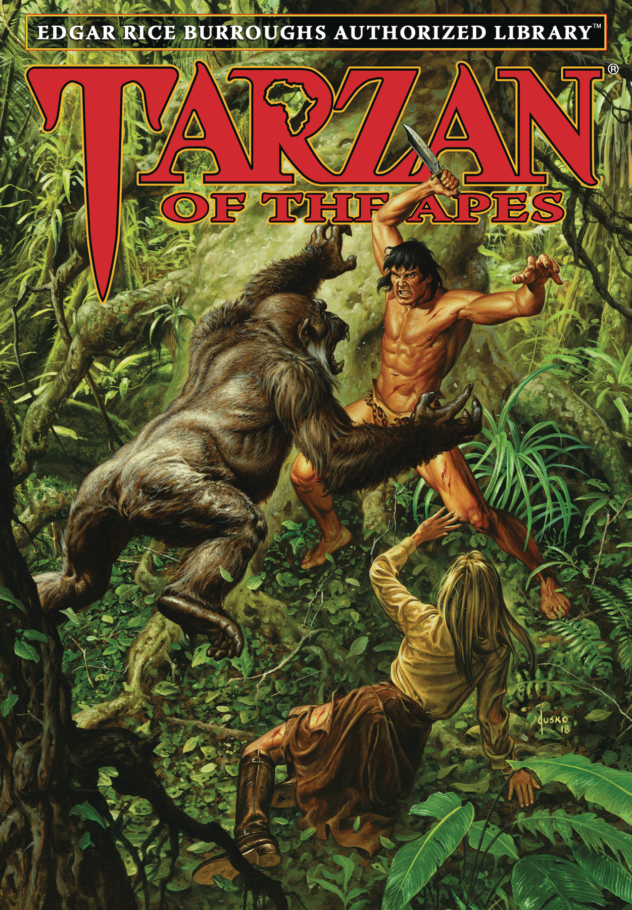 Edgar Rice Burroughs Authorized Library Tarzan Hardcover Volume 1 Tarzan of the Apes