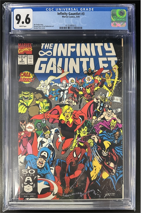 Infinity Gauntlet #3 Cgc 9.6