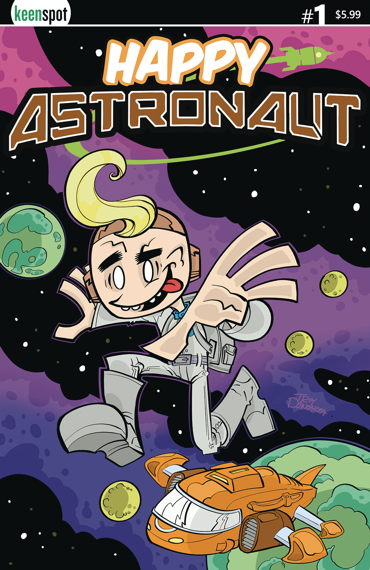 Happy Astronaut #1 Cover B Troy Dongarra