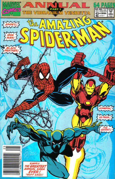 The Amazing Spider-Man Annual #25 [Newsstand]-Very Good (3.5 – 5)