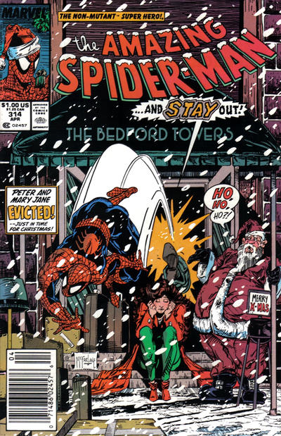 The Amazing Spider-Man #314 [Newsstand]-Fine