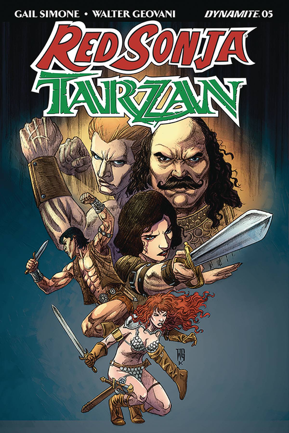 Red Sonja Tarzan #5 Cover A Geovani