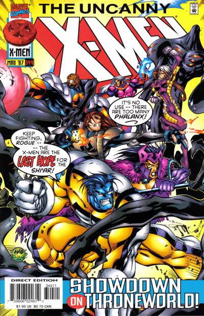 The Uncanny X-Men #344 [Direct Edition]-Near Mint (9.2 - 9.8)