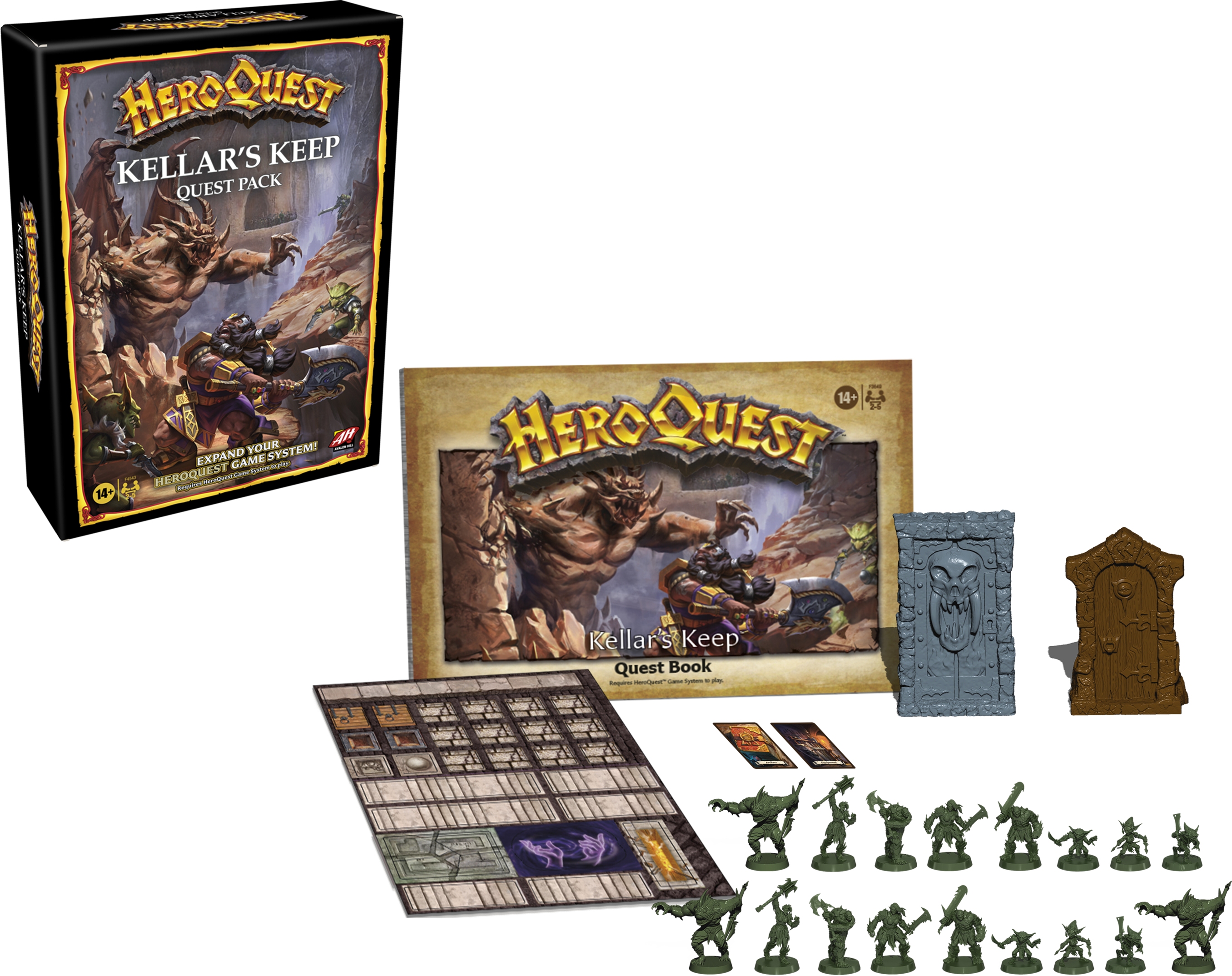Avalon Hill Heroquest Kellar's Keep Expansion Quest Pack