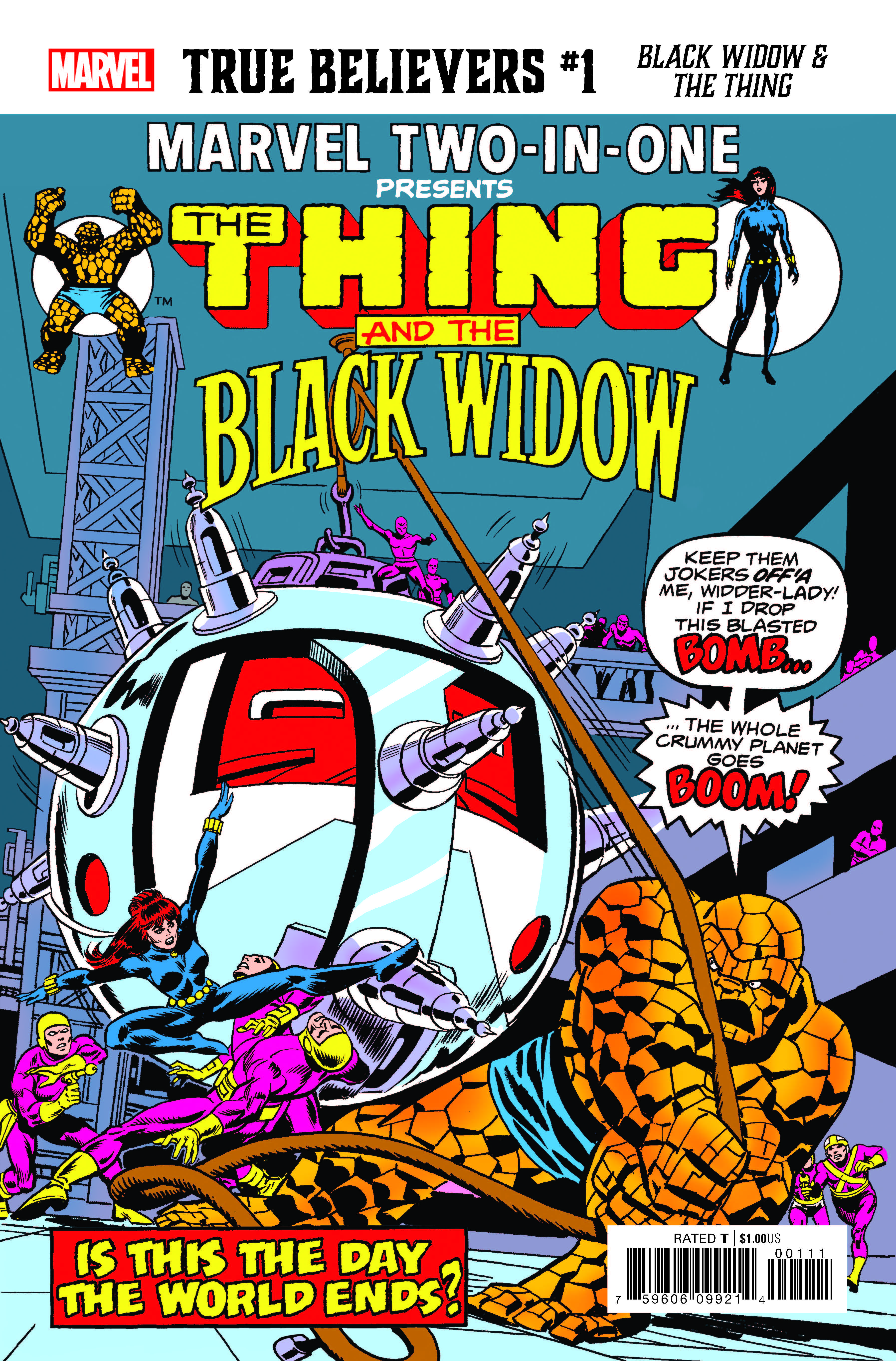 True Believers Black Widow & The Thing #1