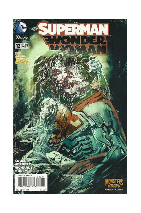 Superman Wonder Woman #12 Monsters Variant Edition (Doomed) (2013)