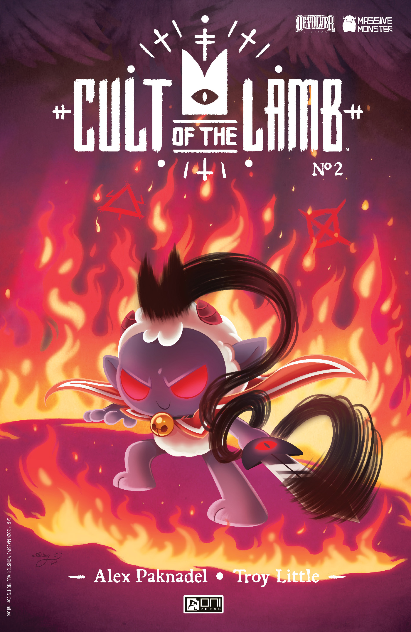 Cult of the Lamb #2 Cover C 1 for 10 Incentive Abigal Starling Variant (Of 4)