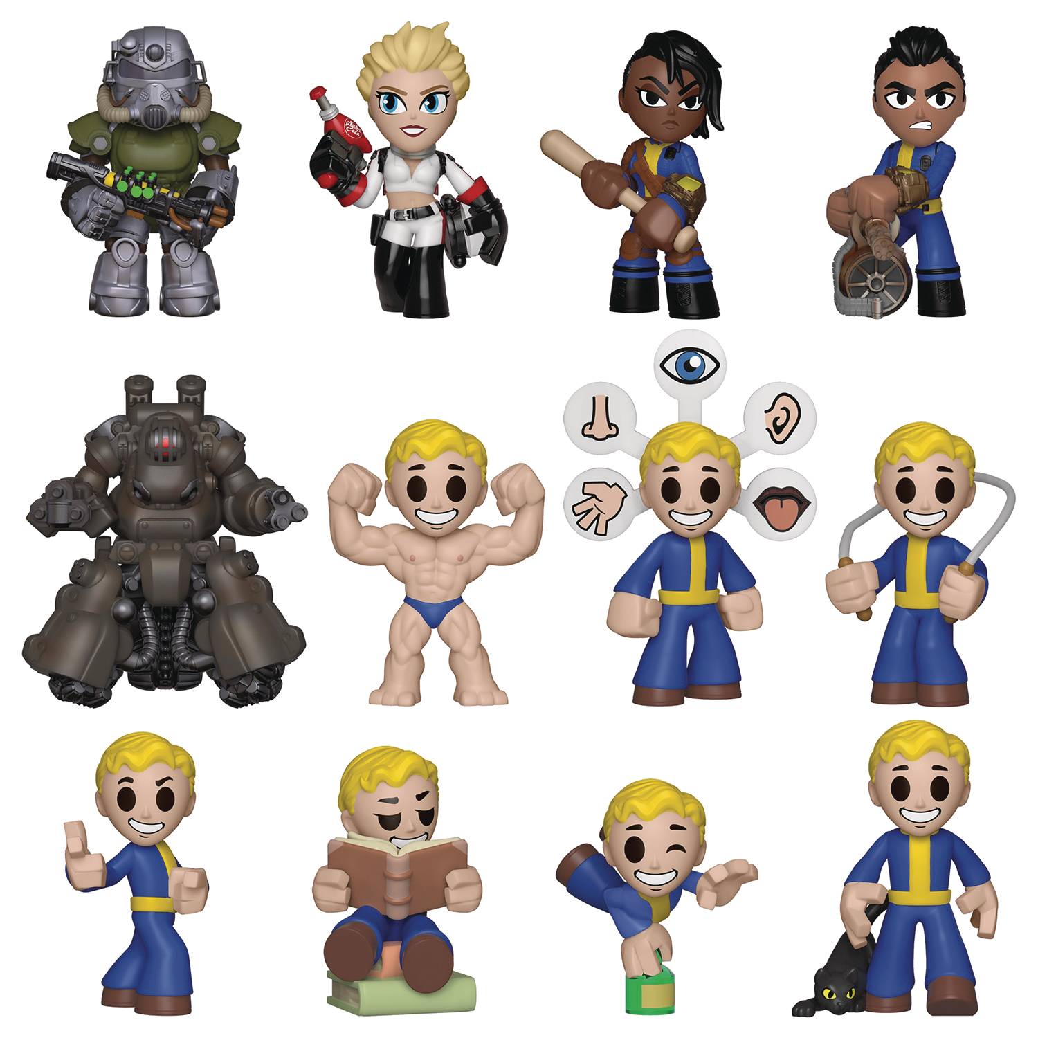 Mystery Minis Fallout S2 12 Piece Blind Mystery Box Display