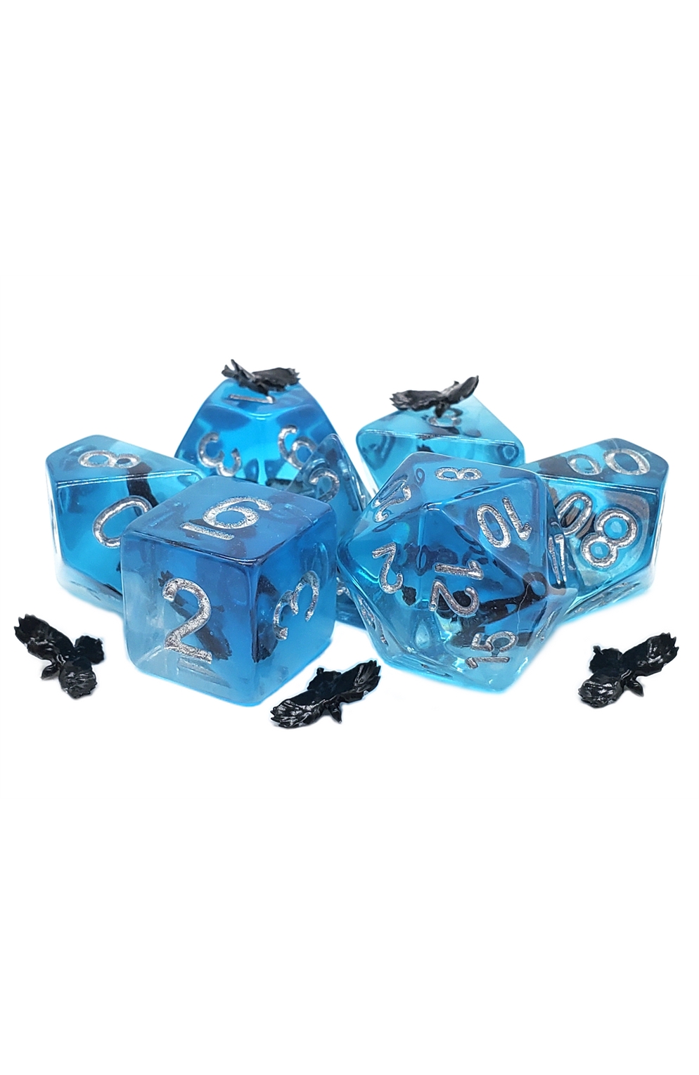 Old School 7 Piece Dnd Rpg Dice Set: Animal Kingdom - Bird of Prey