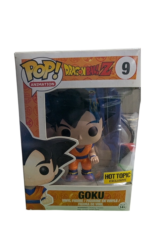 Funko Pop 9 Goku Hot Topic Exclusive Pre-Owned