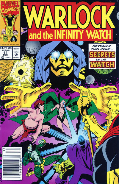 Warlock And The Infinity Watch #11 [Newsstand] - Nm- 9.2