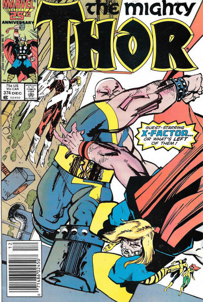 Thor #374 [Newsstand]-Fine (5.5 – 7)