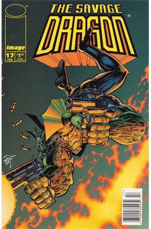 Savage Dragon #17 [Newsstand] - Vg/Fn