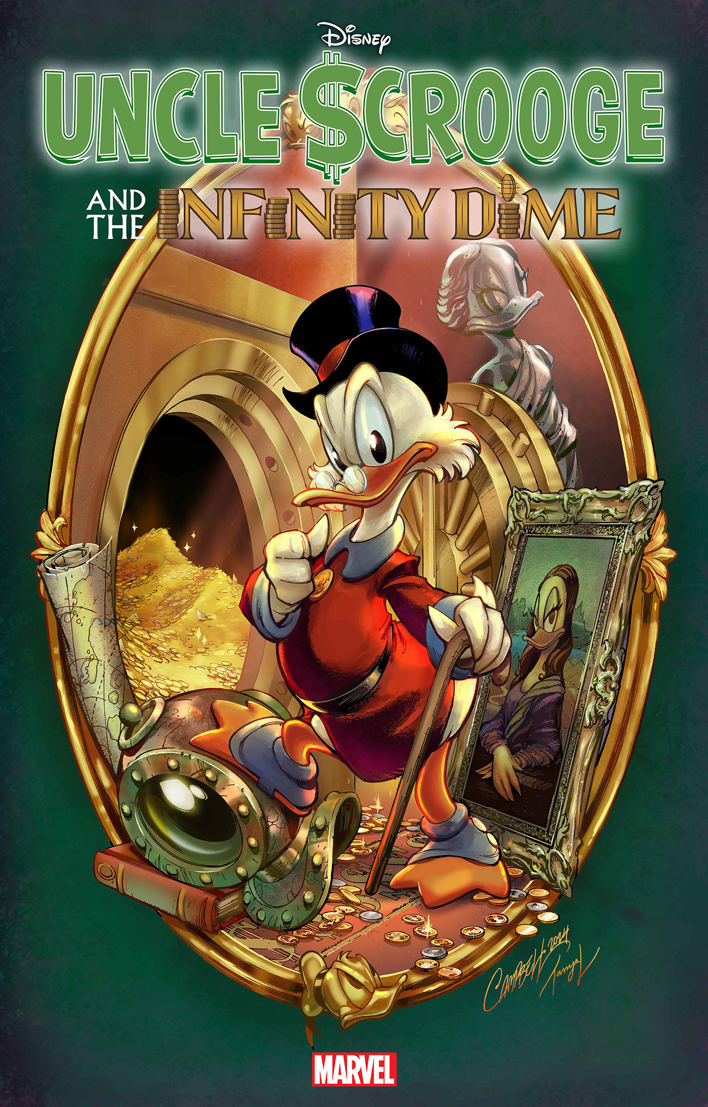 Uncle Scrooge and the Infinity Dime #1 J. Scott Campbell Variant 1 for 50 Incentive