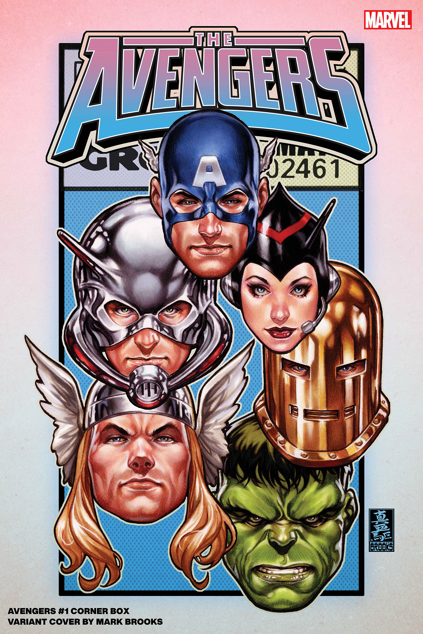 Avengers #1 Mark Brooks Corner Box Variant