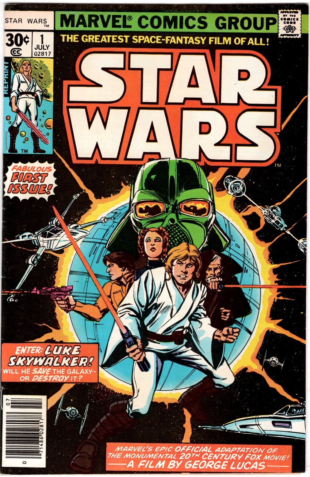 Star Wars (1977) #001 2nd Printing