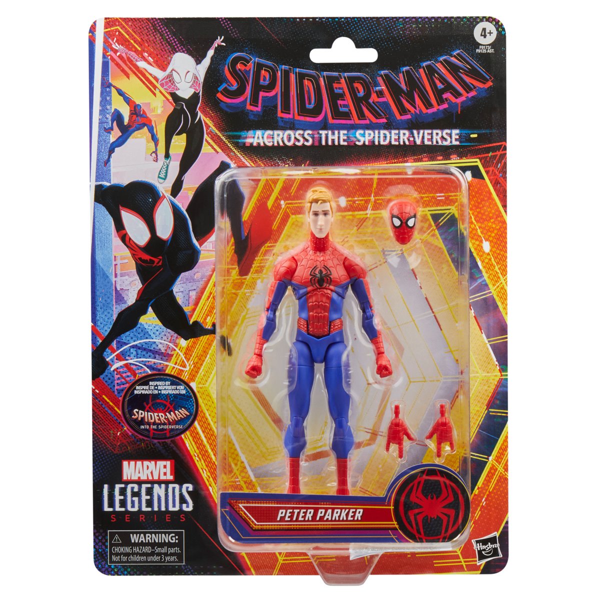 Spider-Man Across The Spider-Verse Marvel Legends Peter Parker 6-Inch Action Figure
