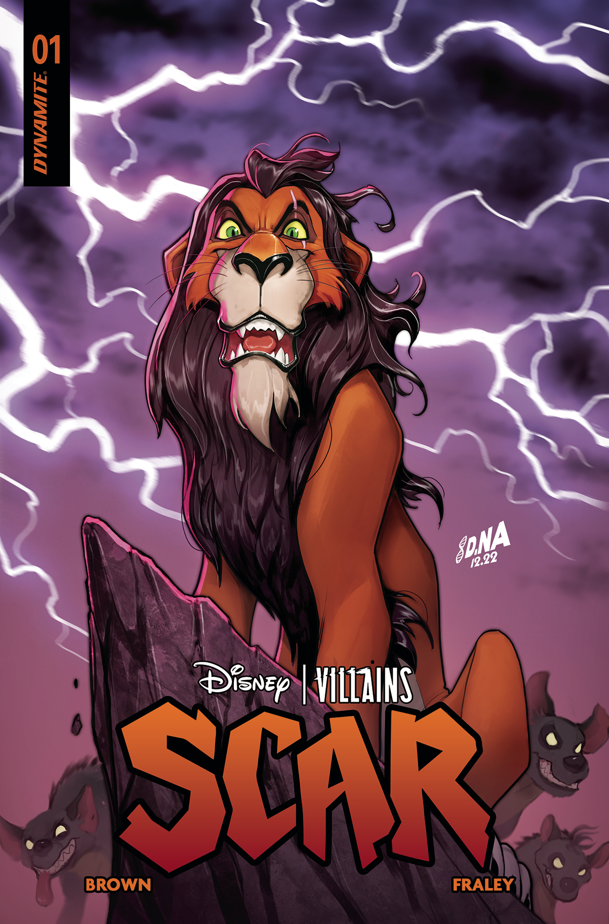 Disney Villains Scar #1 Cover G 1 for 10 Incentive Nakayama Original