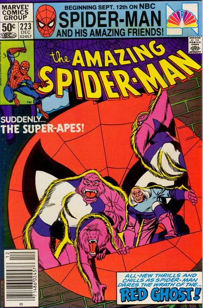 The Amazing Spider-Man #223 [Newsstand]-Fine 