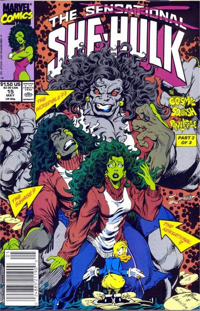 The Sensational She-Hulk #15 -[Newstand] Fn/Vf